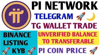 Pi Network Update Today | Pi Coin On Telegram Wallet 🚀 | Pi Coin Binance KYB | Pi Coin Migration
