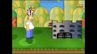 Homer Simpson Castle Calamity