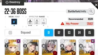Stage 22-36 Boss Nihilister NIKKE THE GODDESS OF VICTORY
