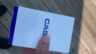 Unboxing a Databank Casio watch Beige