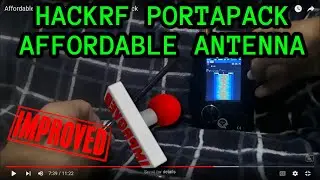 HackRF Portapack H2: Affordable Antenna - Works Great!