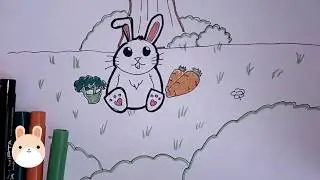 TAVŞAN ÇİZİMİ  🐰 KOLAY TAVŞAN NASIL ÇİZİLİR 🐰 TAVŞAN RESMİ YAPIMI