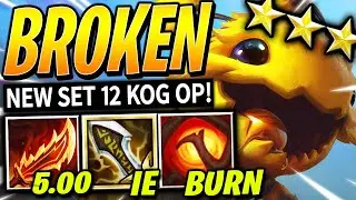 NEW SET 12 KOG'MAW 3 MACHINE GUN BUILD GO BRRR in TFT Pbe! I Teamfight Tactics Best Comps Guide