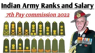 Indian Army Ranks and Salary🔥। How To Recognize The Rank and Badge Of Indian Army🤔(2022)।