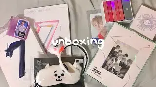 Unboxing a bunch of BTS Merch | BT21 items, albums...