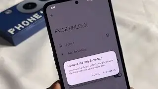 How To Remove Face Lock In CMF Phone 1 | Face Unlock | CMF Phone 1 Me Face Lock Kaise Hataye