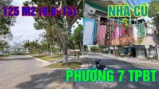 Nhà Cũ 125 m2 (9.8×14) Thổ Cư 100% Phường 7 TPBT Hẽm 2m thông Đường Hùng Vương Công Viên 50m
