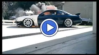Sport Car Bursts Into Flames ( Photos )