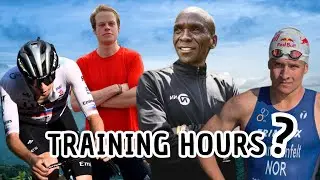Is Cross Training Crucial? Professional Runners, Triathletes & Cyclists training hours comparison!