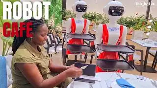 Humans Vs Robot Waiters | Robot  Cafe in Nairobi 🤖