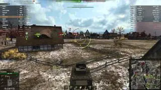 На последней секунде отстоял базу и победил! WorldofTanks, M5Stuart!