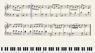 Allegro in B flat Major (K.3) - Mozart (+Free Sheets)