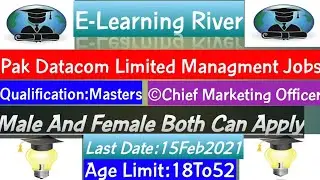 Pak Datacom Jobs 2021