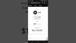 🤯 $ORDI the BRC-20 token did 400X 🤑