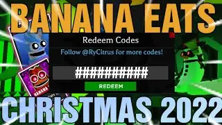 *NEW* Codes for Banana Eats December 2022 Christmas Event!! | Roblox