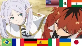 Frieren says "Yippee!" in different languages | Frieren: Beyond Journey's End
