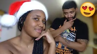 Walking Around The House In ONLY A Santa Hat To See How My Fiance Reacts