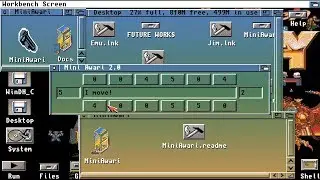 AMIGA MINI AWARI Ancient board game v2 0 oborzin Ferenc Fόlφp HUNGARY oborzin@freemail hu