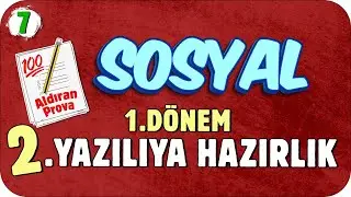 7.Sınıf Sosyal 1.Dönem 2.Yazılıya Hazırlık 📝 