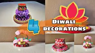 DIY Diwali decorations at home | Easy Inexpensive Diwali decoration ideas |Diwali Pooja decorations