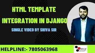 HTML Template Integration in Django, HTML to Django, 