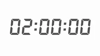Stopwatch 2 hours | 2 hour timer | 2 Hour Chronograph | 2 hour minuterie