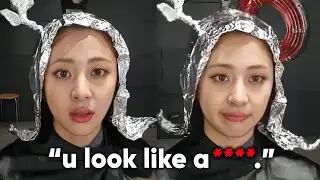 Yunjin's response when someone tried to *make fun* of her looks during live
