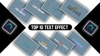 Alight Motion Text Presets |Trending Alight Motion Lyrics Presets | Alight Motion Text Effect Preset