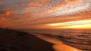 30 Mins of Sunset Beach Ocean WAve White Noise
