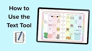 How to use the text tool | Penly app tutorial