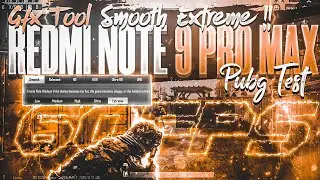Redmi Note 9 Pro Max PUBG Test Gfx Tool Smooth Extreme 60Fps | Snapdragon 720G Pubg 60fps🔥
