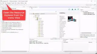 From start to first run in one minute: importing and launching a project (no audio)