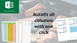 Automatically widen columns without using VBA Easy tip