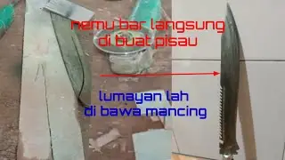 buat pisau dari bar senso bekas