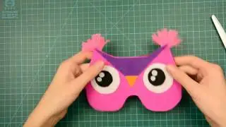 Маска для сна сова DIY