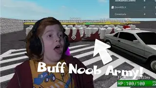 BUFF NOOB ARMY!! | Roblox Item Asylum Gameplay