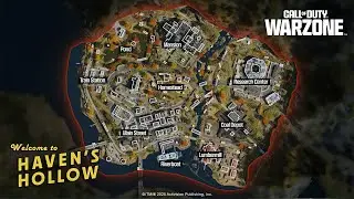 WARZONE BO7 Haven's Hollow Trailer - ALL Warzone New Resurgence Map Locations Explained POI