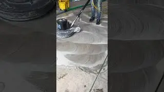 Shop floor concrete cleaning. #satisfying #shorts #cleaningmotivation