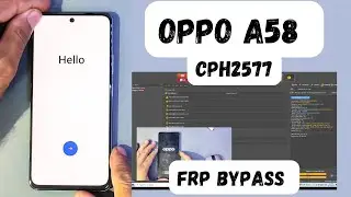 OPPO A58 CPH2577 frp bypass by unlock tools