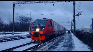 РА2-067 // прибытие и отправление со станции Белые Берега