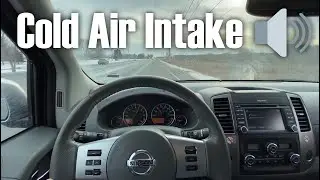 Nissan Frontier 4.0 V6 Cold Air Intake Acceleration & Sound