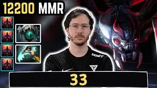 🔥 33 BROODMOTHER Offlane Gameplay 7.37d 🔥 33 Perspective - Full Match Dota 2