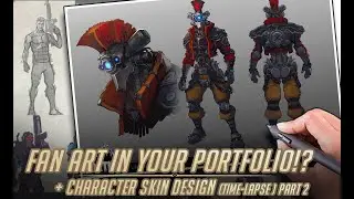 FAN ART in your Concept Art Portfolio?