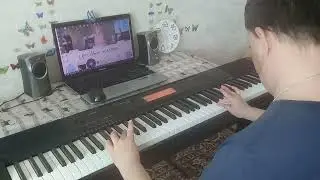 Soft Mozart. Гамма До мажор расходящаяся двумя руками