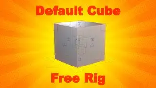 Blender Default Cube free rig