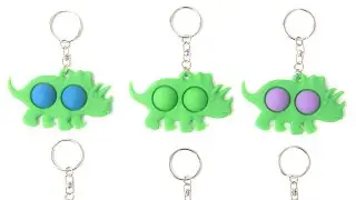 Dinosaur Pop It Keychain 2021