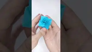 EASY PAPER ROSE 🌹 #papercrafts #paperflower #paperflowers #paperrose