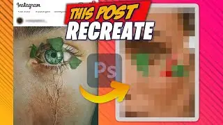 Photoshop CC Digital Art Create Tutorial : Photo Recreate