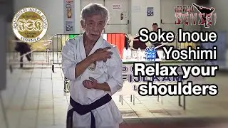 Soke Inoue Yoshimi - Relax your shoulders and open your mouth - Seminar Italy 2013