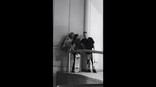Skateboarding in downtown Houston